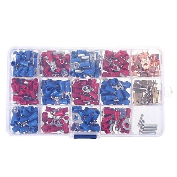 best promotion! durable new 300pcs assorted insulated crimp terminals set electrical wire connector kit new arrvial
