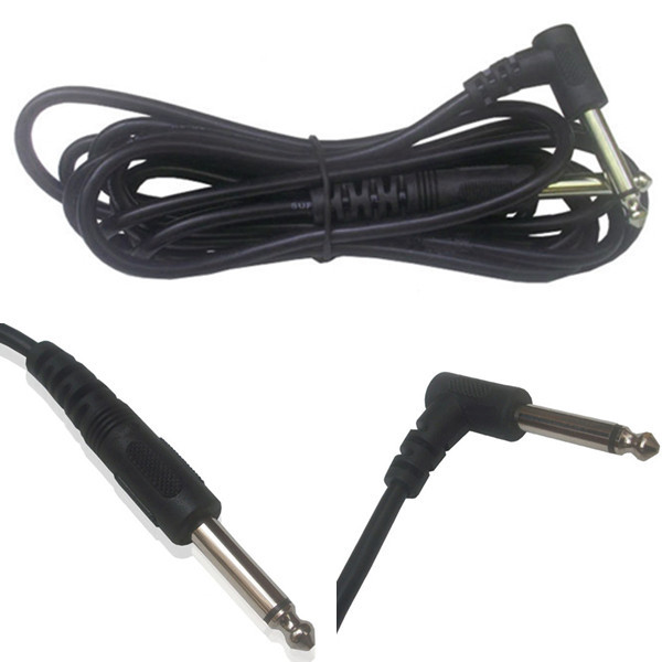 black 1/4 electric guitar amp lead cord electro bass instrument patch cable plug guitar amplifier parts 3meters 10ft