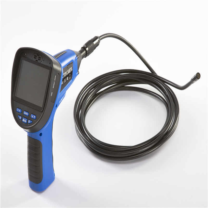 borescope industrial endoscope with 3.5 inch color tft lcd monitor suitable for 8.5mm camera 180 degree rotation mirror