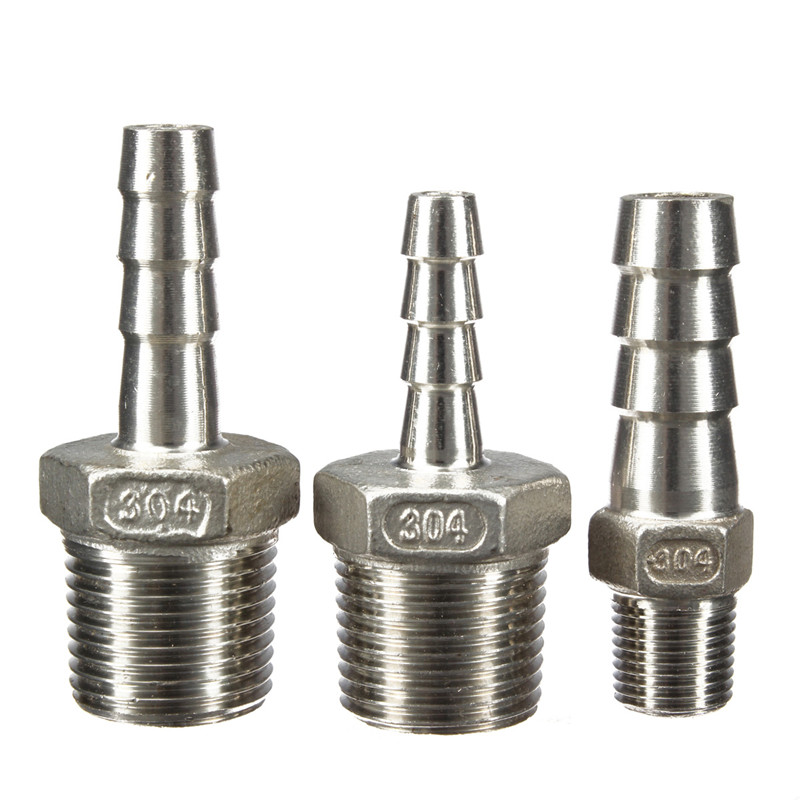 brand new 1/8 304 stainless steel hose tails thread hose tail barb connector brand new 1/8 304 stainless steel hose tails thread hose tail barb connector