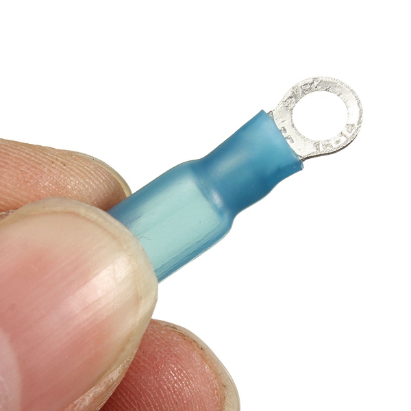 brand new 10pcs 4.3mm blue crimp terminals insulated ring connector 1.5-2.5mm 16-14awg m4 excellent quality brand new 10pcs 4.3mm blue crimp terminals insulated ring connector 1.5-2.5mm 16-14awg m4 excellent quality