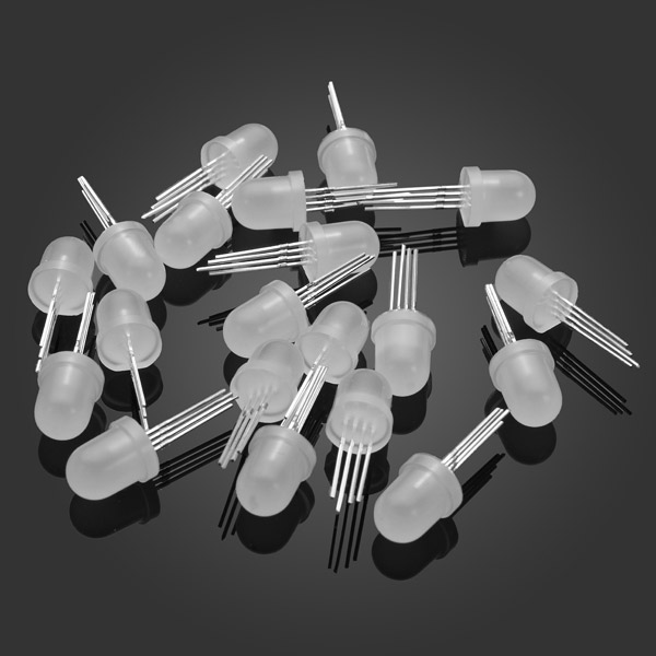 brand new 20pcs 4 pin rgb led light emitting diode 8mm red/green/blue brand new 20pcs 4 pin rgb led light emitting diode 8mm red/green/blue