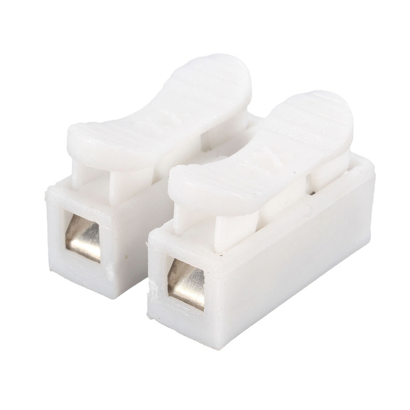 brand new 2p spring connector wire no welding no screw for led strip tube ceiling lamp reusable 380v 10a lighting accessories brand new 2p spring connector wire no welding no screw for led strip tube ceiling lamp reusable 380v 10a lighting accessories