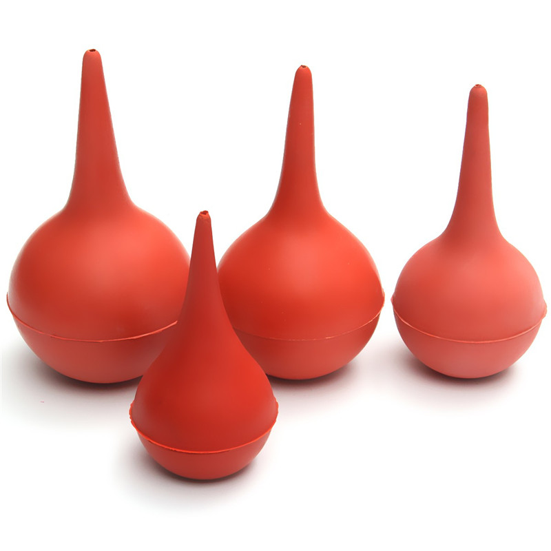 brand new 30ml/60ml/90ml/120ml laboratory tool red rubber suction ear syringe bulb