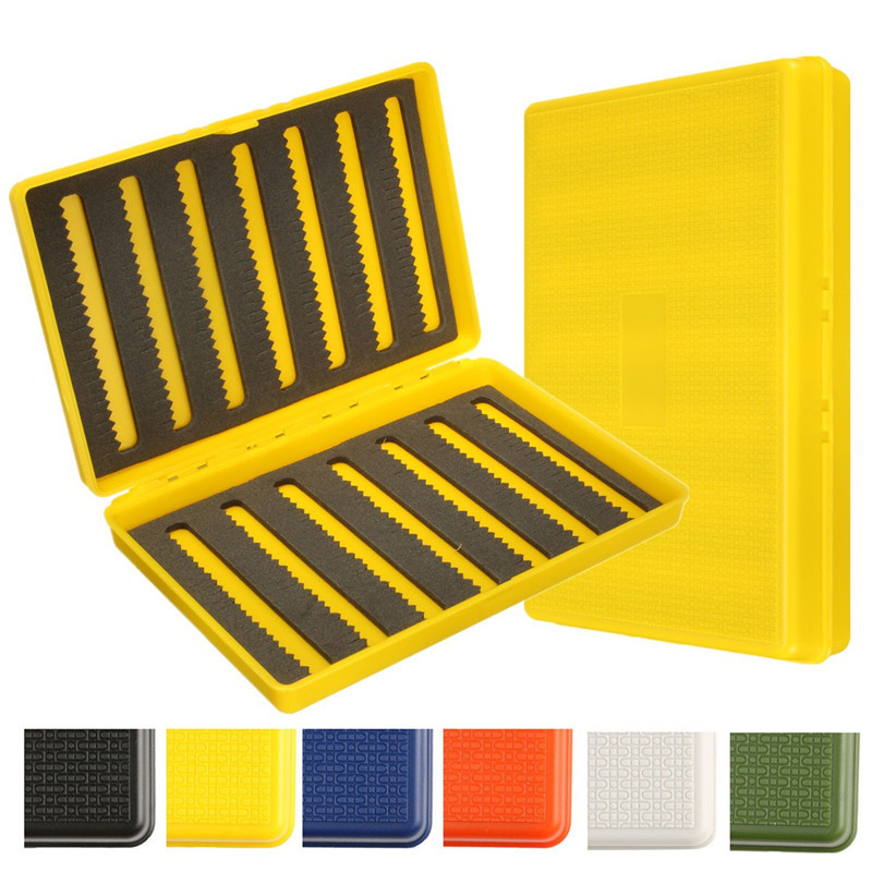 brand new 7 colors plastic slim fly fishing tackle box 108g each accessories tools brand new 7 colors plastic slim fly fishing tackle box 108g each accessories tools