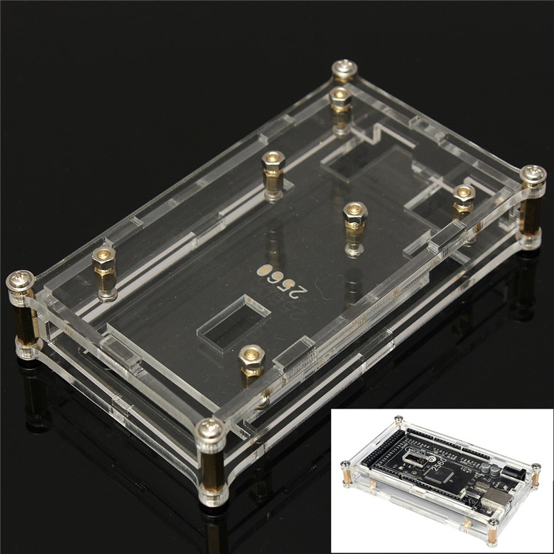 brand new clear acrylic box enclosure gloss transparent case box for arduino mega 2560 r3 brand new clear acrylic box enclosure gloss transparent case box for arduino mega 2560 r3