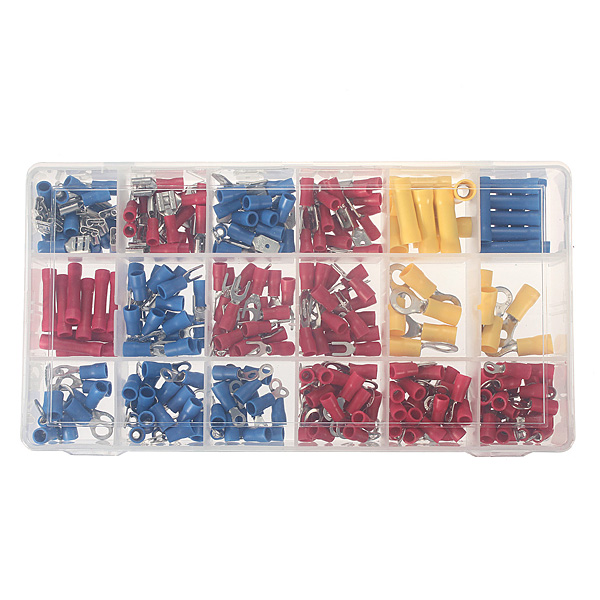 brand new durable 300pcs assorted insulated crimp terminals electrical wire connector spade set