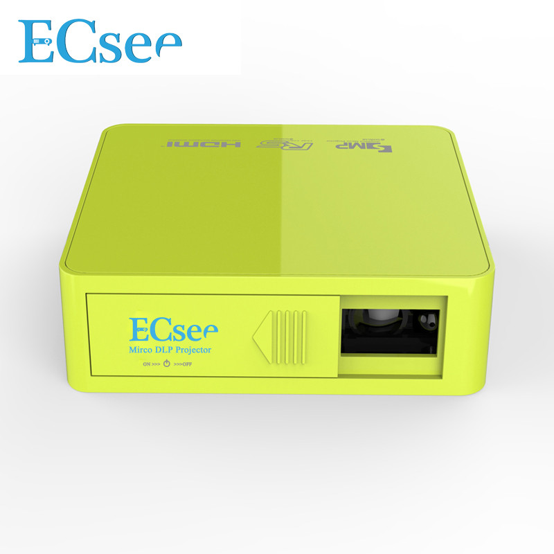 brand new ecsee es130 household hd entertainment mini portable 1080p usb led projector as unic uc50 projector
