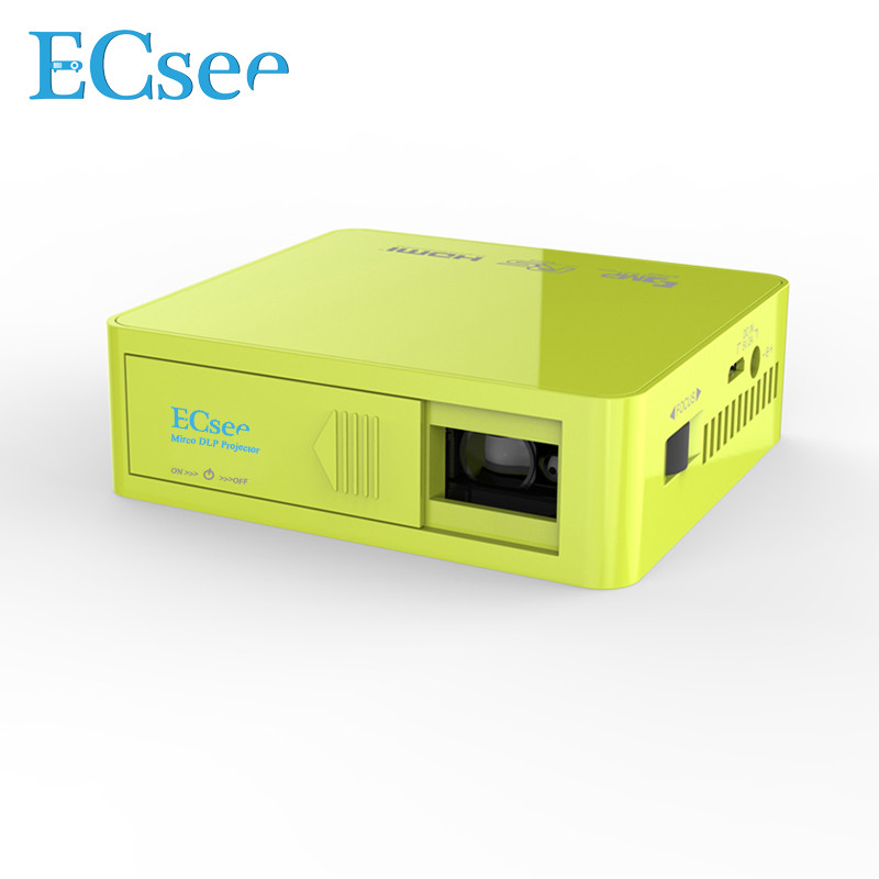 brand new ecsee es130 household hd entertainment mini portable 1080p usb led projector as unic uc50 projector