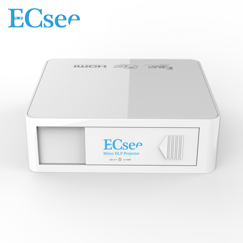 brand new ecsee es130 household hd entertainment mini portable 1080p usb led projector as unic uc50 projector