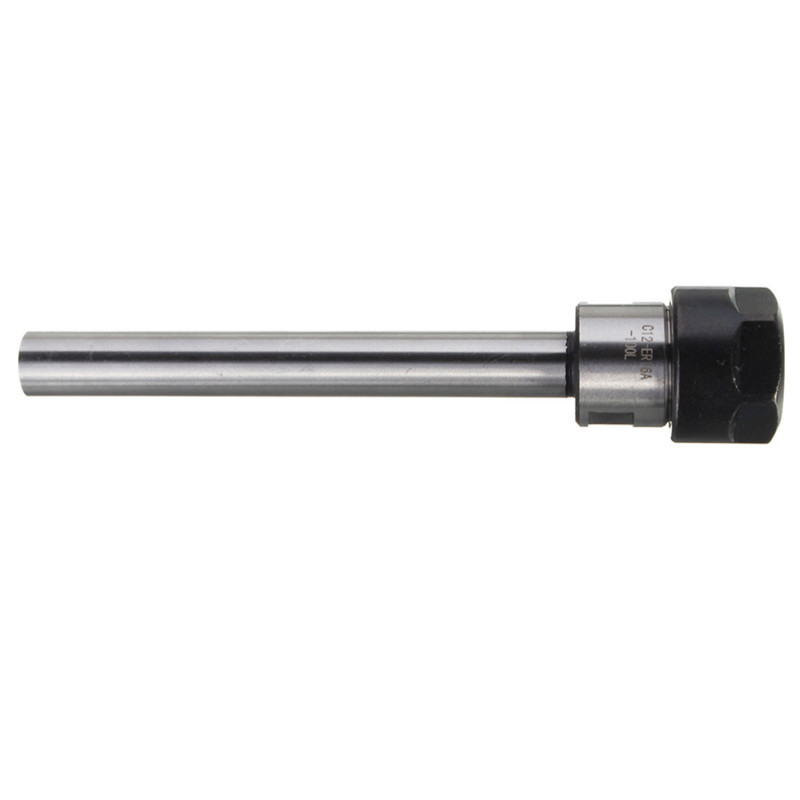 brand new high standard precision c12-er16-100 collet chuck holder drawbar cnc milling extension rod straight shank