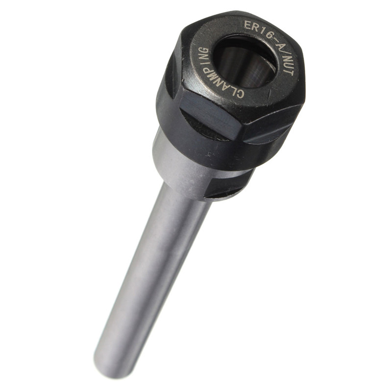brand new high standard precision c12-er16-100 collet chuck holder drawbar cnc milling extension rod straight shank