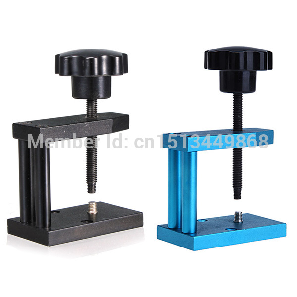 brand new watch crystal front back case screw press watchmakers repair tool + 12 dies new