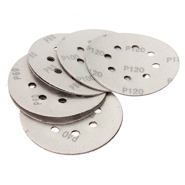 excellent quality 10x mixed discs sanding sheet hook & loop 40 60 80 100 120 grit sander sandpaper brand new