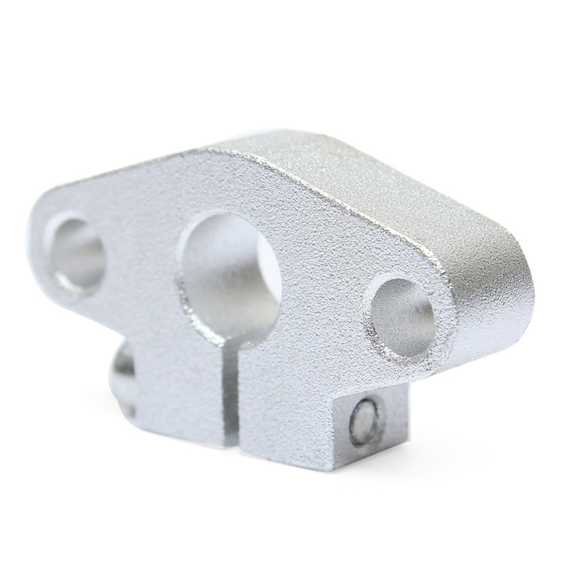 excellent quality 1pc rod rail horizontal shaft support steel silver shf10 10mm linear bearing