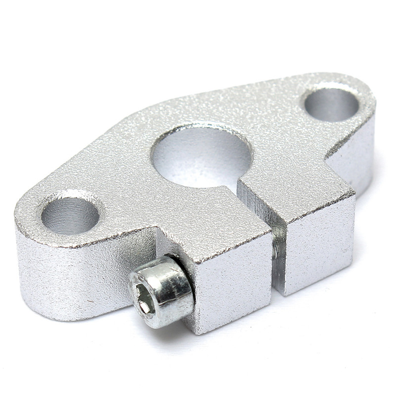 excellent quality 1pc rod rail horizontal shaft support steel silver shf10 10mm linear bearing