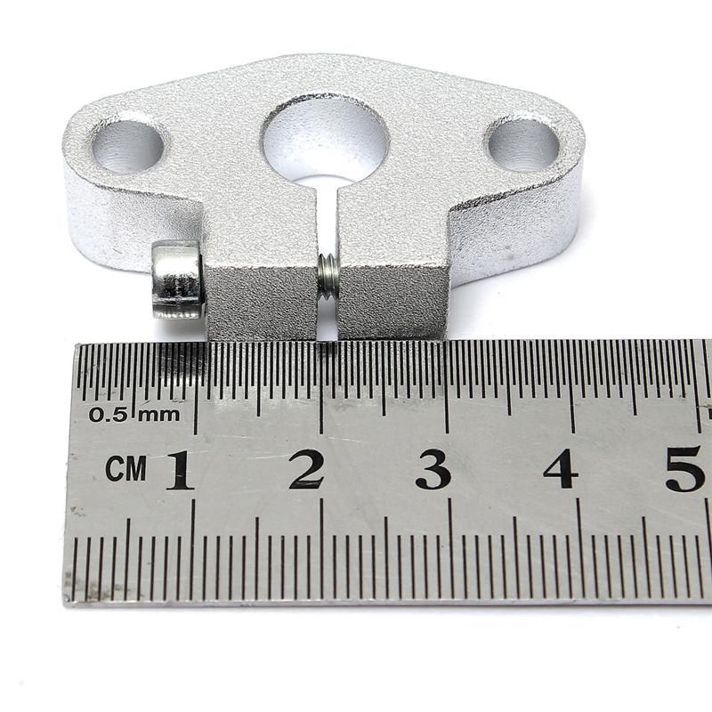 excellent quality 1pc rod rail horizontal shaft support steel silver shf10 10mm linear bearing