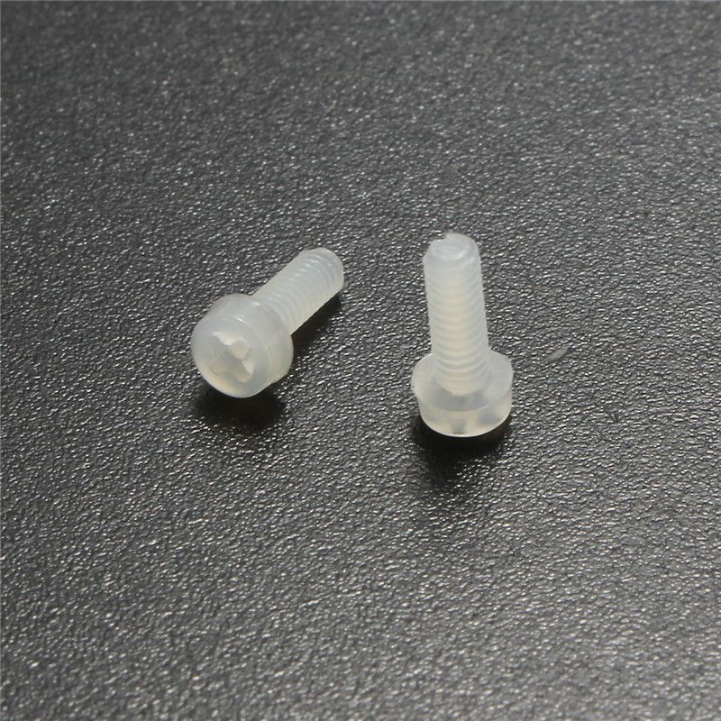 excellent quality white m2 transparent plastic pan head machine screws teeth nylon screw m2 * 5/6/8/10/12mm