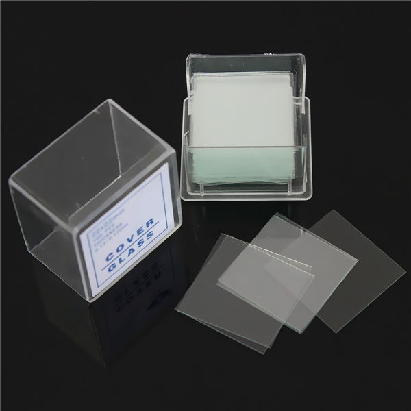 good 100pcs/set disposable microscope coverslip laboratory appliance 22x22mm thickness 0.13-0.17mm made of glass
