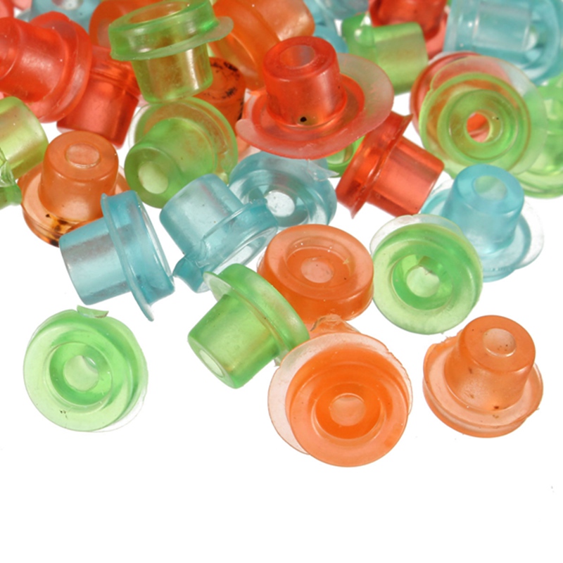 good quality 100 pcs clearn rubber grommets nipples tattoo machine needles supplies good quality 100 pcs clearn rubber grommets nipples tattoo machine needles supplies