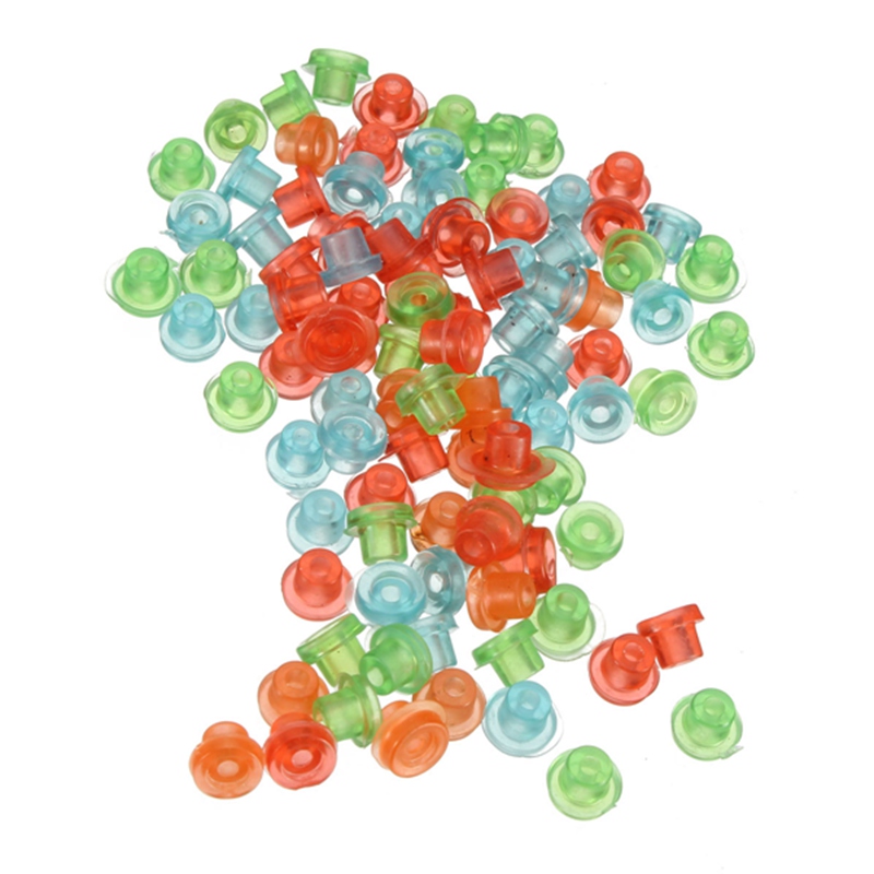 good quality 100 pcs clearn rubber grommets nipples tattoo machine needles supplies