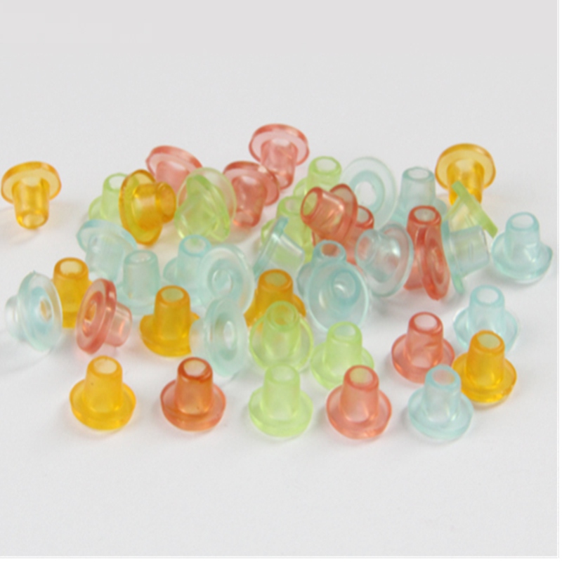 good quality 100 pcs clearn rubber grommets nipples tattoo machine needles supplies