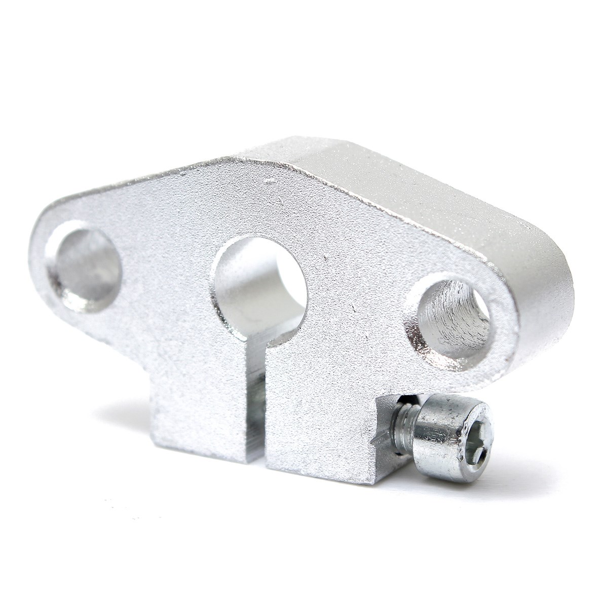 hale!! 1pc 43x24x10mm shf8 8mm linear bearing rod rail horizontal shaft support steel silver excellent quality