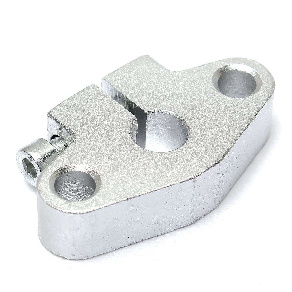 hale!! 1pc 43x24x10mm shf8 8mm linear bearing rod rail horizontal shaft support steel silver excellent quality