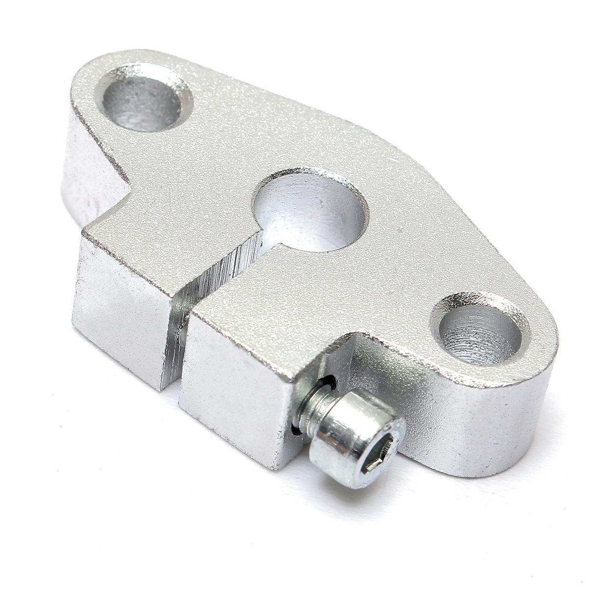 hale!! 1pc 43x24x10mm shf8 8mm linear bearing rod rail horizontal shaft support steel silver excellent quality