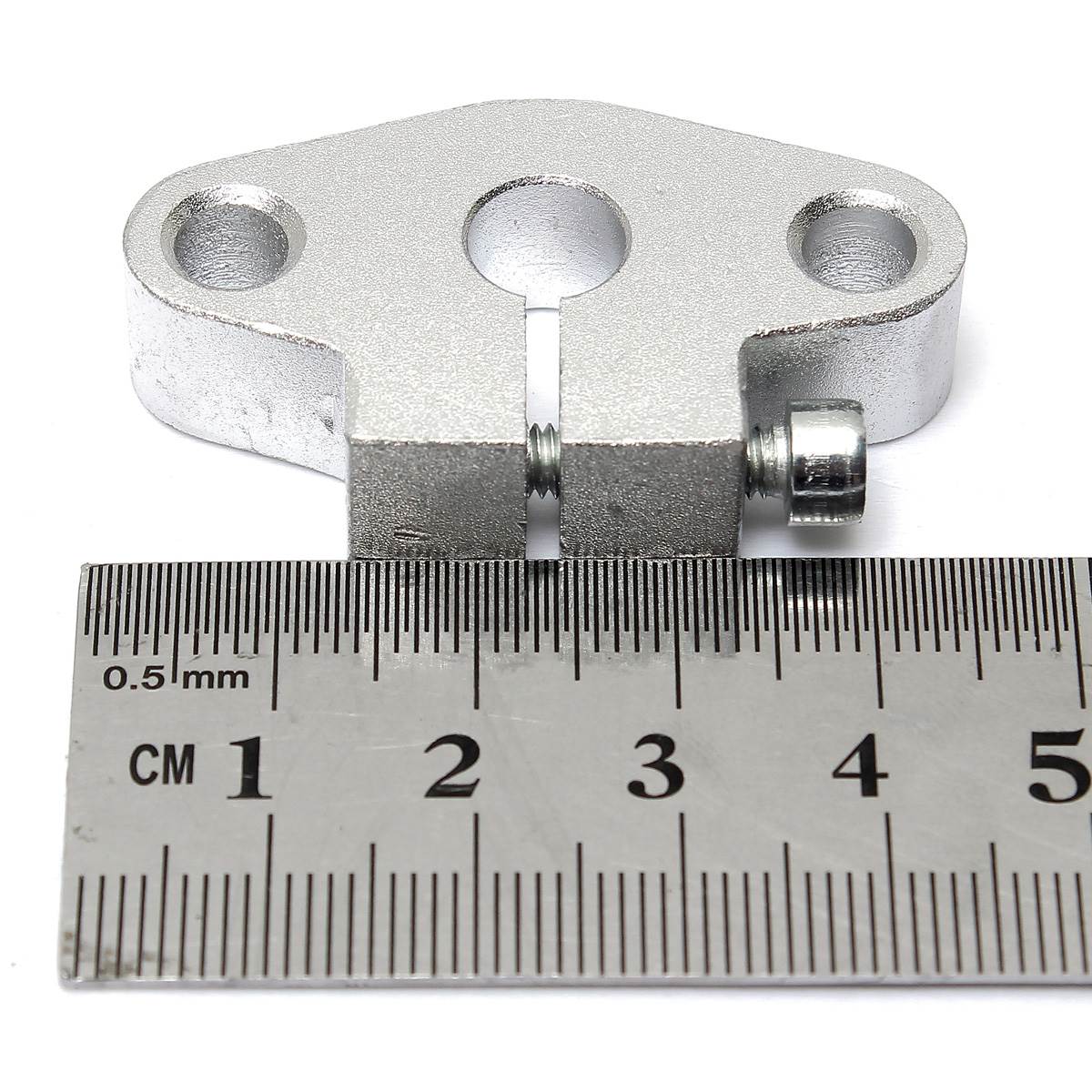 hale!! 1pc 43x24x10mm shf8 8mm linear bearing rod rail horizontal shaft support steel silver excellent quality