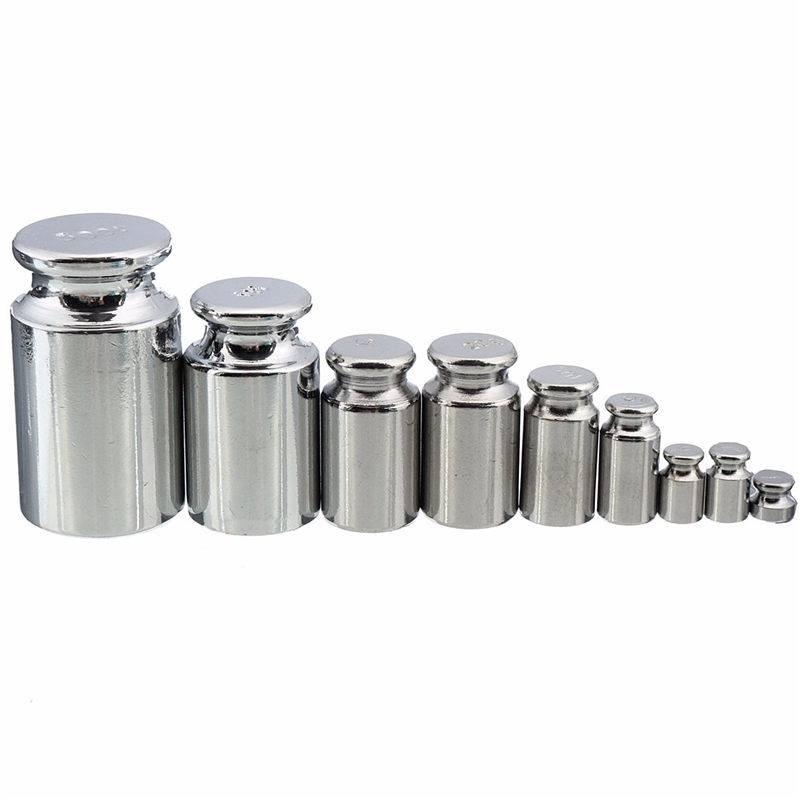 hight quality silver 17pcs 211.1g 10mg~100g m2 set grams precision calibration weight digital scale