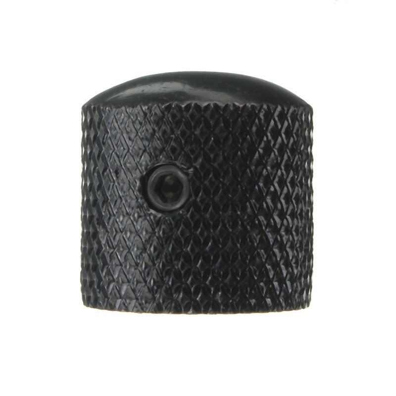 metal black dome tone guitar bass control knob button for fender tele