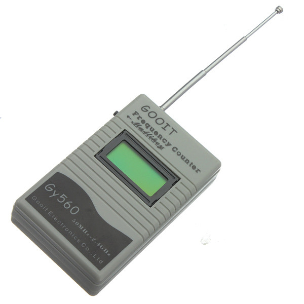mini ce certificated gy560 frequency counter handhold meter for two way radio transceiver gsm 50 mhz-2.4 ghz lcd display