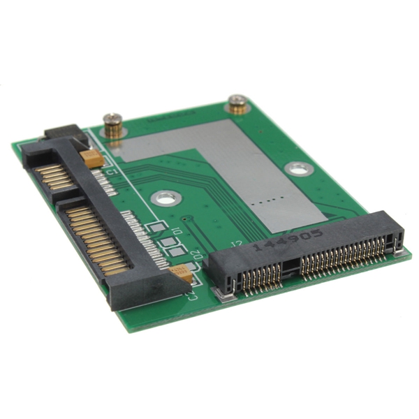 msata ssd to 2.5 sata 6.0 gps adapter converter riser card module board pad pcie electronic assembly parts