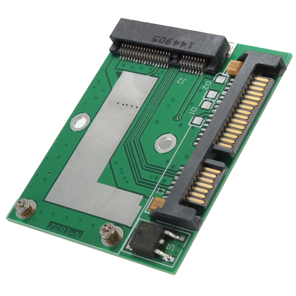 msata ssd to 2.5 sata 6.0 gps adapter converter riser card module board pad pcie electronic assembly parts