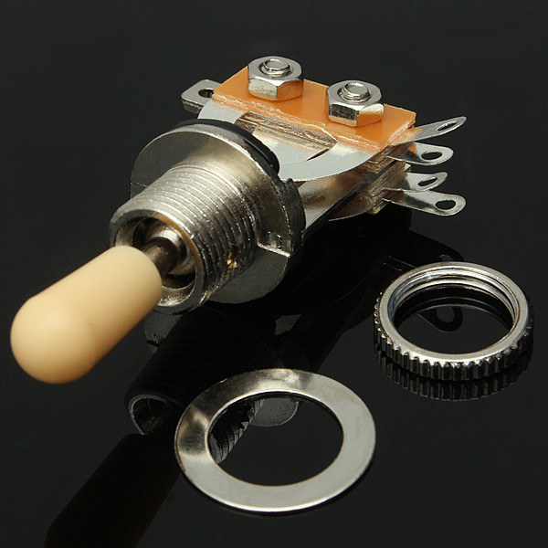 new 3 way guitar pickup toggle selector switch electric guitar parts chrome with knob new 3 way guitar pickup toggle selector switch electric guitar parts chrome with knob