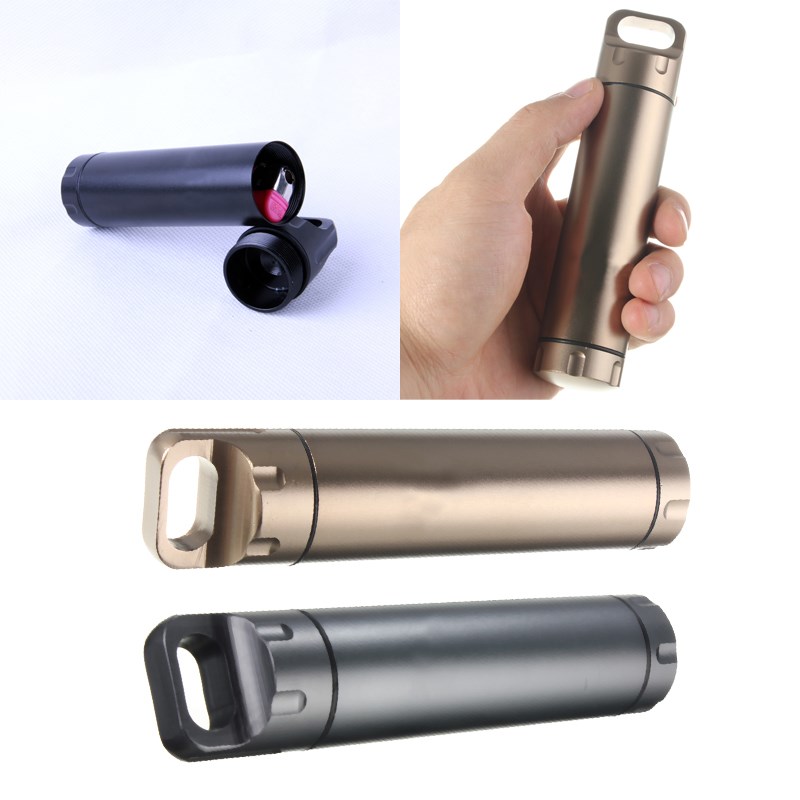 new aerospace aluminum waterproof case container capsule seal bottle holder outdoor protect gears survival emergency tool new aerospace aluminum waterproof case container capsule seal bottle holder outdoor protect gears survival emergency tool