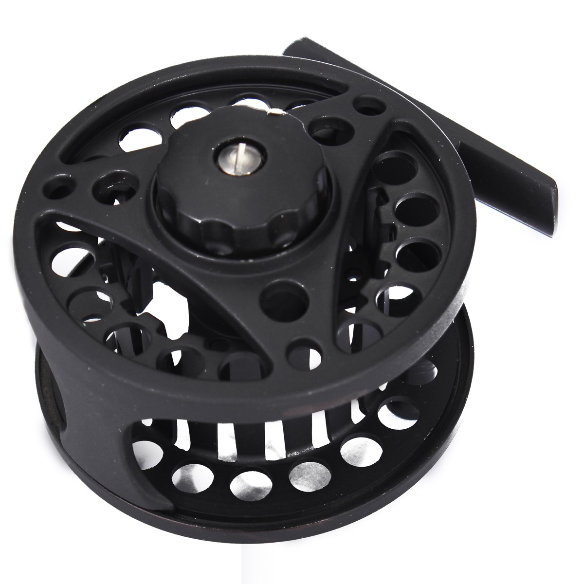 new aluminum frame coil spool 2+1bn right or left hand 74mm diameter black die large arbor bait casting fly fishing reel tackle