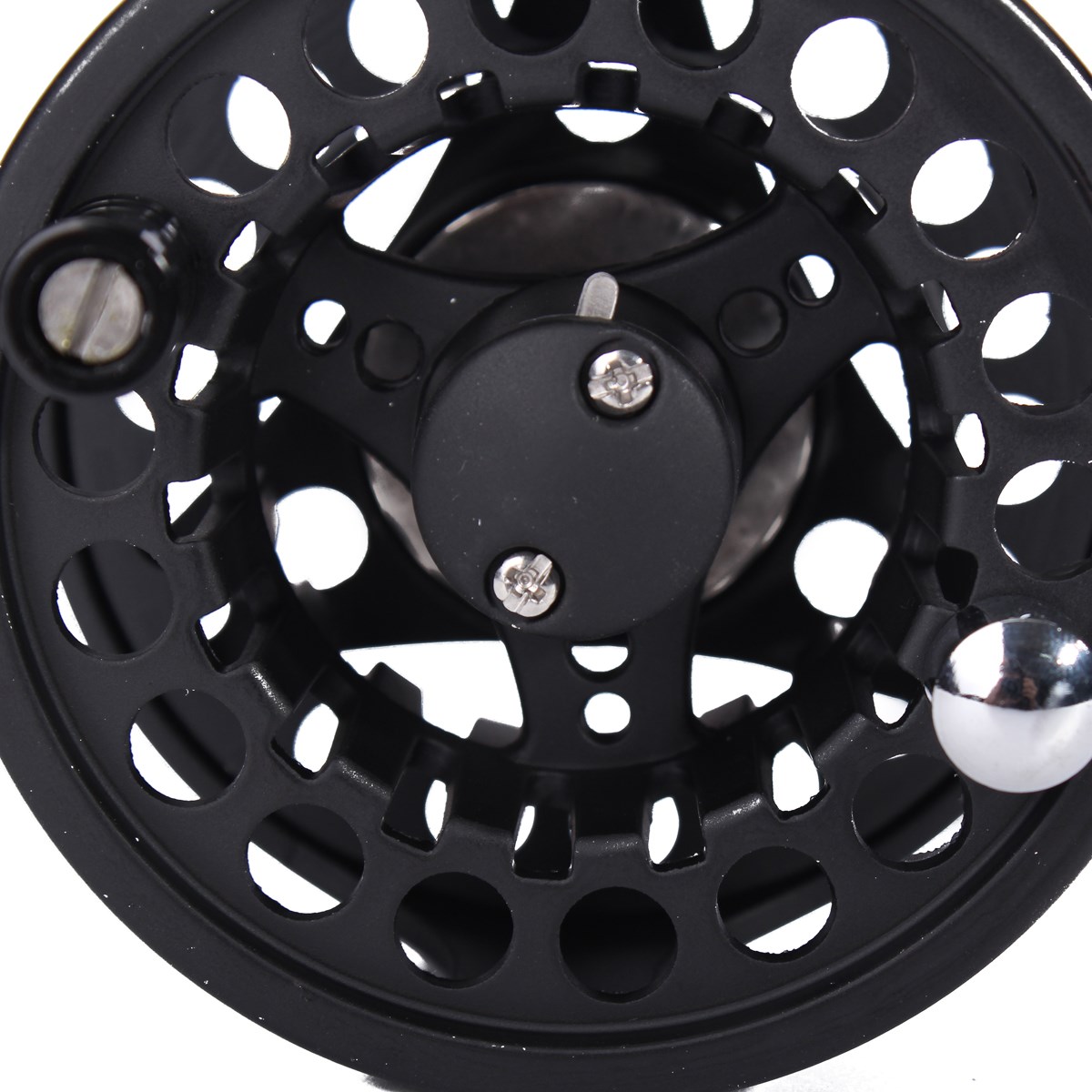 new aluminum frame coil spool 2+1bn right or left hand 74mm diameter black die large arbor bait casting fly fishing reel tackle