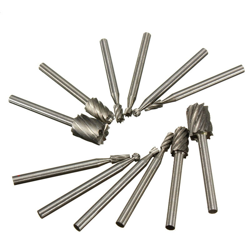 new arrival 12pcs/set 1/8" shank hss router bit rotary burrs file set dremel milling drill cutter new arrival 12pcs/set 1/8" shank hss router bit rotary burrs file set dremel milling drill cutter