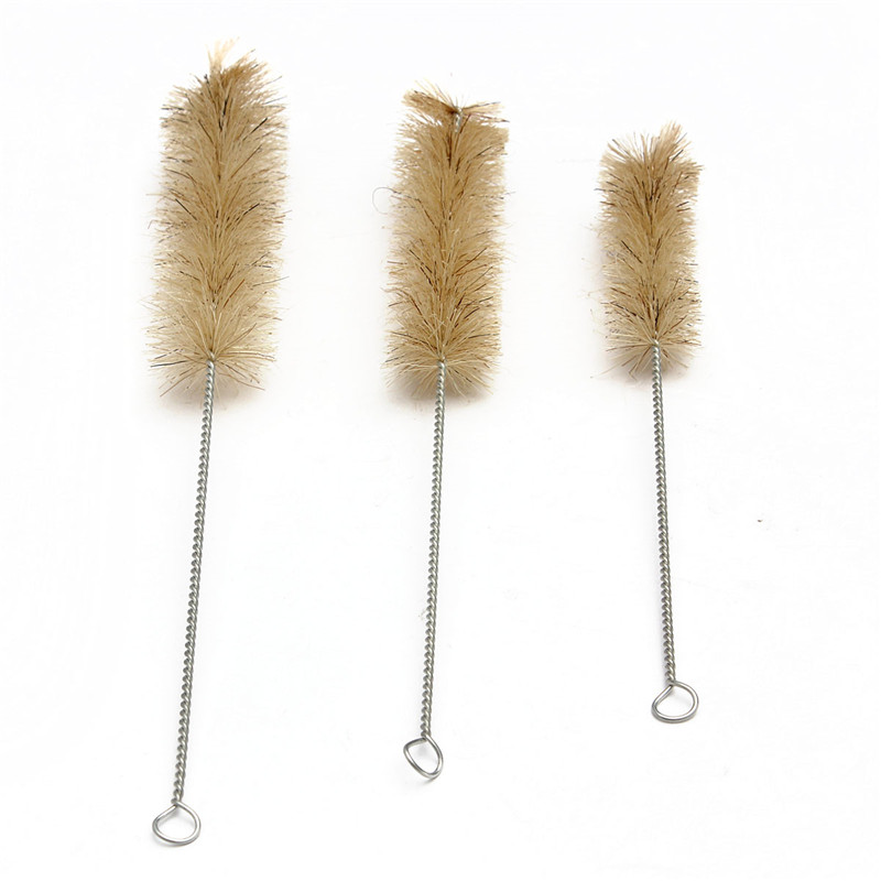new arrival 3pcs/set big mid small test tube bottle cleaning brushes cleaner laboratory supplie for household housework