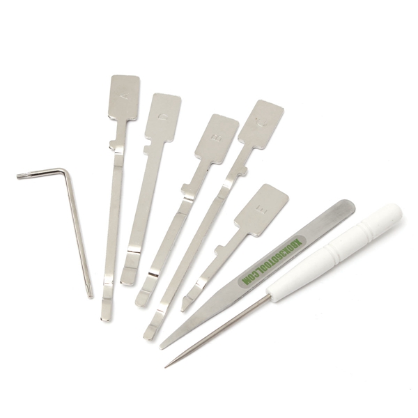 new arrival 8pcs complete unlock opening tools repair disassemble kit set for xbox 360 slim durable