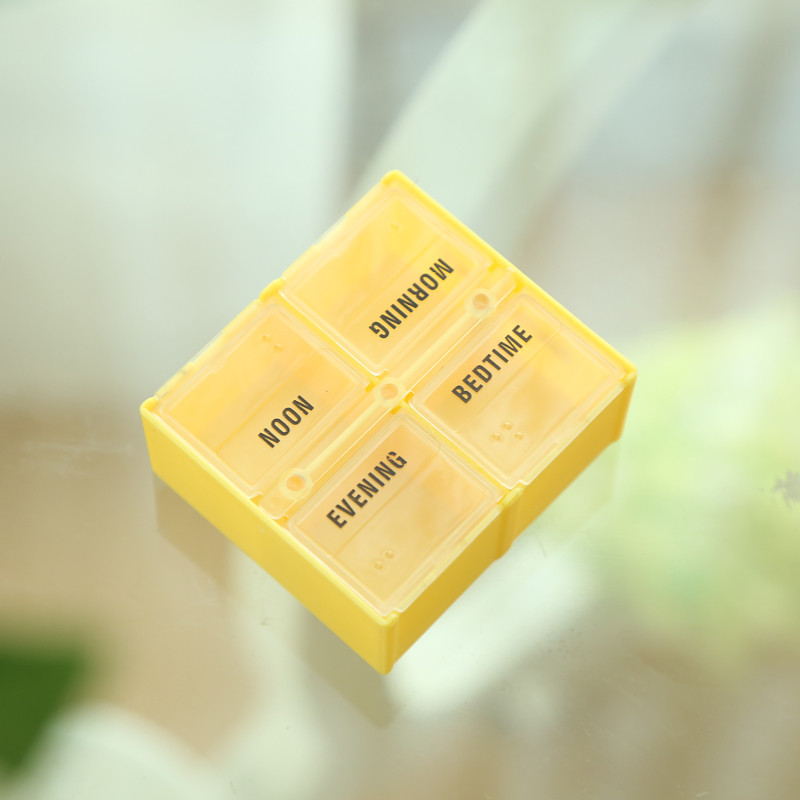 new arrival high standard weekly 7 day colorful medicine boxes holder storage organizer container case