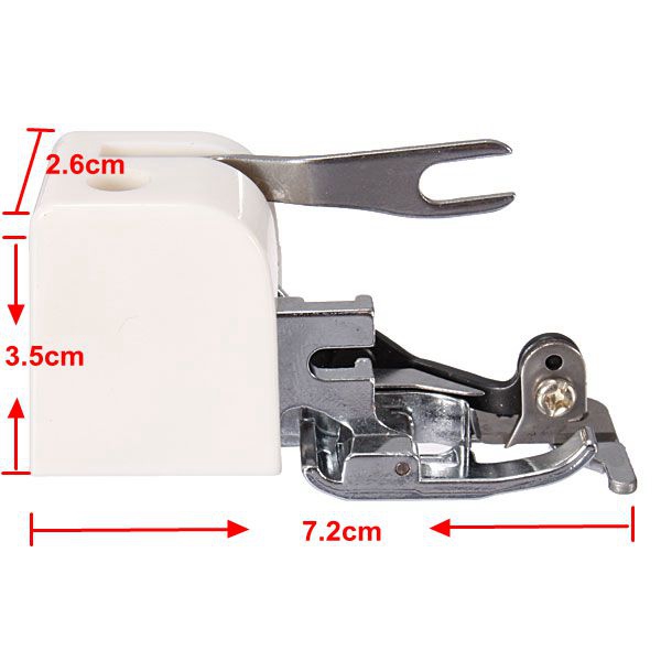 new arrvial!!!1 side cutter zig zag sewing machine attachment foot low shank cut & hem excellent quality