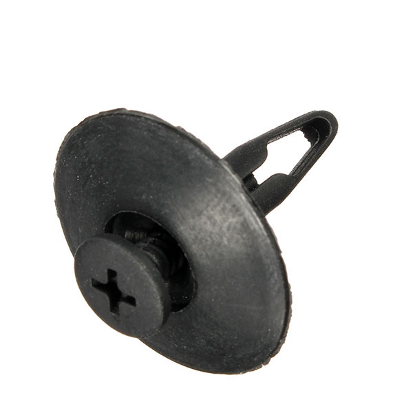 new arrvial!!!10pcs 6mm hole black plastic rivet interior trim panel retainer screw fit clips excellent quality