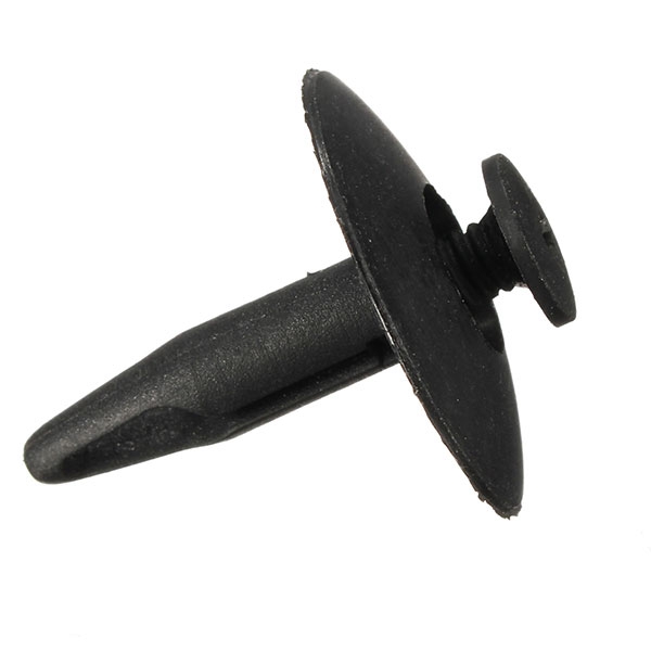 new arrvial!!!10pcs 6mm hole black plastic rivet interior trim panel retainer screw fit clips excellent quality