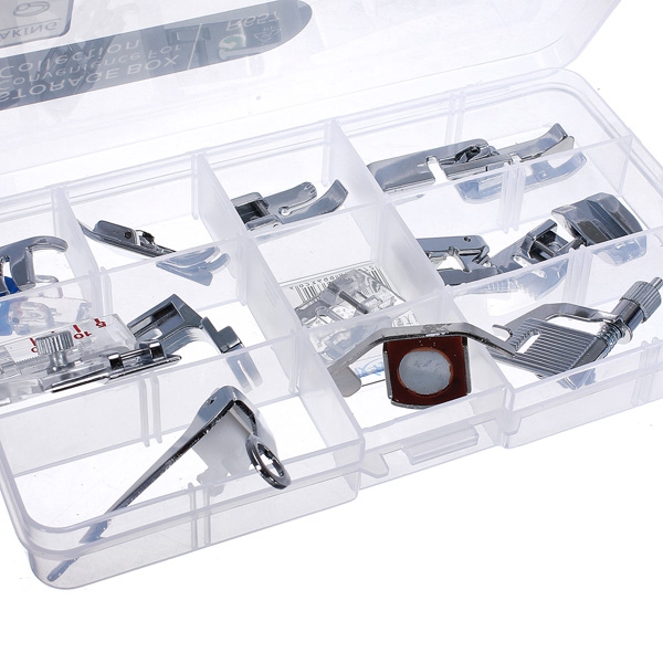 new arrvial!!!15pcs domestic sewing machine foot feet presser new presser for brother janome toyota singer