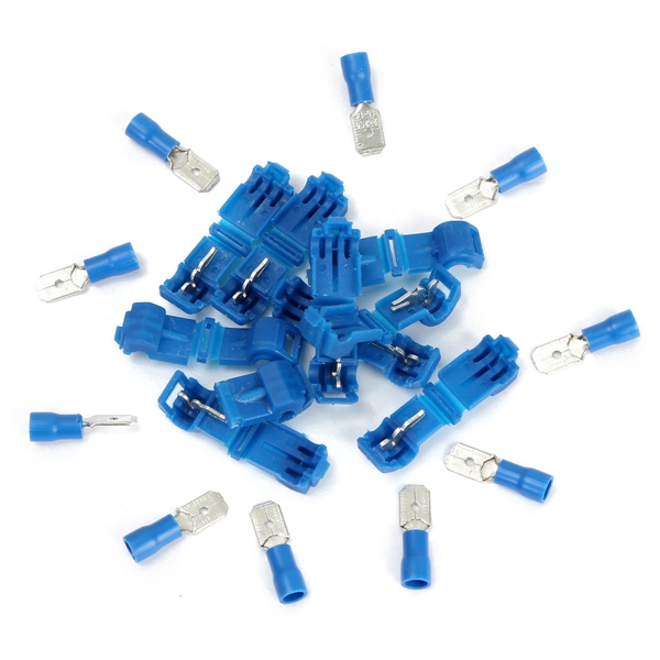 new arrvial!!!20pcs quick splice wire connector terminals&male spade connectors 1.5-2.5mm