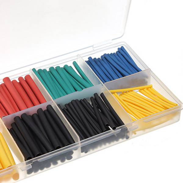 new arrvial!! 280pcs assortment ratio 2:1 heat shrink tubing tube sleeving wrap kit with box colorful