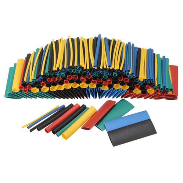 new arrvial!! 280pcs assortment ratio 2:1 heat shrink tubing tube sleeving wrap kit with box colorful